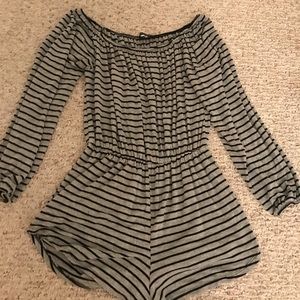 Off-the-shoulder Romper